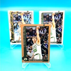 🔥Baylor Scheierman Rookie Lot! Gold Parallel 1714/2025 + Topps Holiday Rookie!